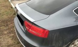 3 999 р. Лип спойлер CT Audi A5 8T дорестайлинг, лифтбэк (2007-2011) (Неокрашенный)  с доставкой в г. Екатеринбург. Увеличить фотографию 1