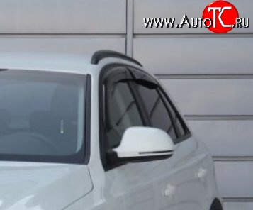 999 р. Комплект дефлекторов окон (ветровиков) 4 шт. Russtal Audi Q3 8U дорестайлинг (2011-2015)  с доставкой в г. Екатеринбург