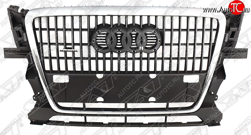 9 999 р. Решетка радиатора SAT  Audi Q5  8R (2008-2012) дорестайлинг (Неокрашенная)  с доставкой в г. Екатеринбург