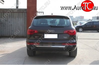 32 399 р. Накладка на задний бампер (рестайлинг) CT v2 Audi Q7 4L дорестайлинг (2005-2009) (Неокрашенная)  с доставкой в г. Екатеринбург