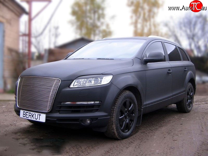 7 299 р. Декоративная вставка воздухозаборника Berkut Audi Q7 4L дорестайлинг (2005-2009)  с доставкой в г. Екатеринбург