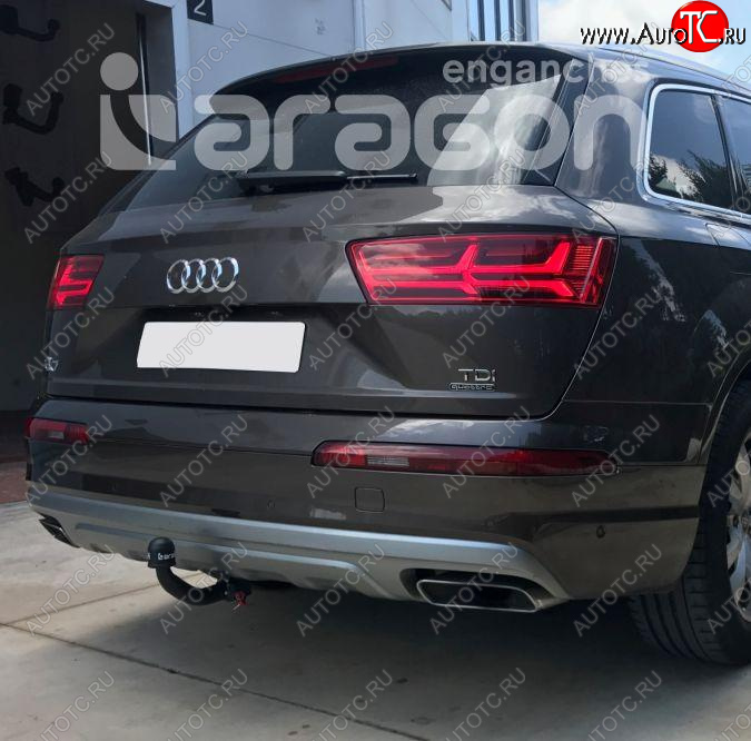 22 699 р. Фаркоп Aragon Audi Q7 4L дорестайлинг (2005-2009) (тип шара: V)  с доставкой в г. Екатеринбург