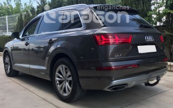 22 699 р. Фаркоп Aragon Audi Q7 4L дорестайлинг (2005-2009) (тип шара: V)  с доставкой в г. Екатеринбург. Увеличить фотографию 3