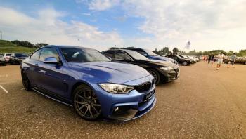 12 999 р. Сплиттер переднего бампера М-Perfomance  BMW 4 серия ( F32,  F36) (2013-2020) купе дорестайлинг, лифтбэк дорестайлинг, купе рестайлинг, лифтбэк рестайлинг (цвет: черный матовый)  с доставкой в г. Екатеринбург. Увеличить фотографию 2