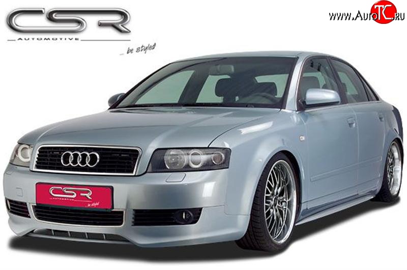 4 399 р. Накладка CSR на передний бампер Audi A4 B6 седан (2000-2006)  с доставкой в г. Екатеринбург