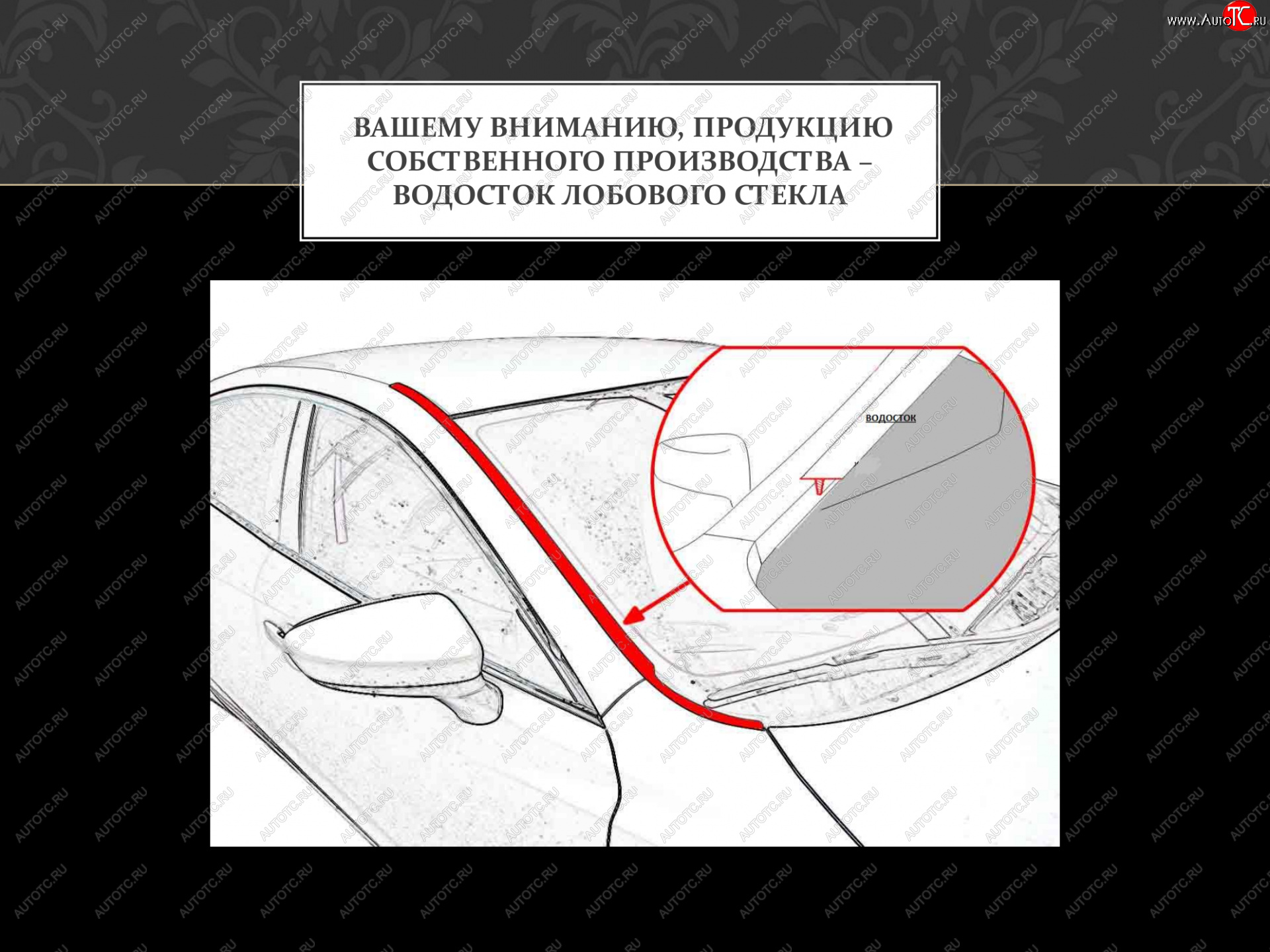 1 849 р. Водостоки лобового стекла Стрелка 11  BMW 7 серия  G11-G12 (2015-2019) дорестайлинг,седан  с доставкой в г. Екатеринбург