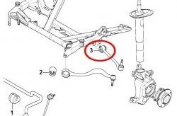 1 189 р. Полиуретановый сайлентблок передней подвески, поперечного рычага, внутренний Точка Опоры BMW X3 E83 (2003-2009)  с доставкой в г. Екатеринбург. Увеличить фотографию 2