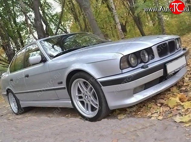 4 499 р. Накладка на передний бампер Schnitzer BMW 5 серия E34 седан дорестайлинг (1988-1994)  с доставкой в г. Екатеринбург