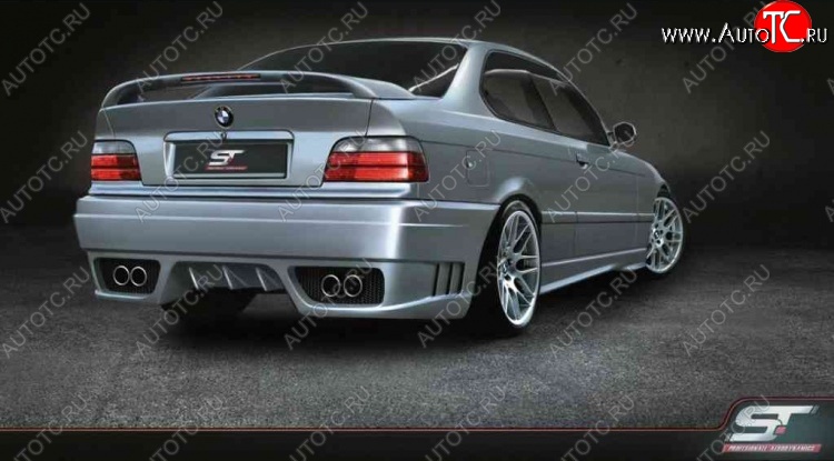 25 899 р. Задний бампер ST1 BMW 3 серия E36 седан (1990-2000)  с доставкой в г. Екатеринбург