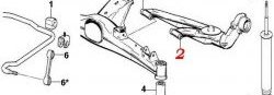 769 р. Полиуретановый сайлентблок задней подвески, нижнего рычага Точка Опоры BMW 3 серия E36 седан (1990-2000)  с доставкой в г. Екатеринбург. Увеличить фотографию 2