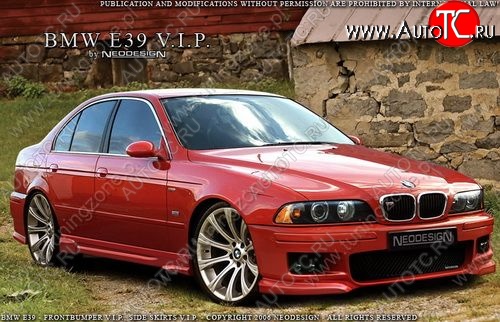 7 299 р. Передний бампер Neodesign BMW 5 серия E39 седан рестайлинг (2000-2003)  с доставкой в г. Екатеринбург