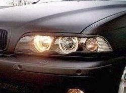 699 р. Реснички на фары Drive (нижние)  BMW 5 серия  E39 (1995-2003) седан дорестайлинг, седан рестайлинг (Неокрашенные)  с доставкой в г. Екатеринбург. Увеличить фотографию 2