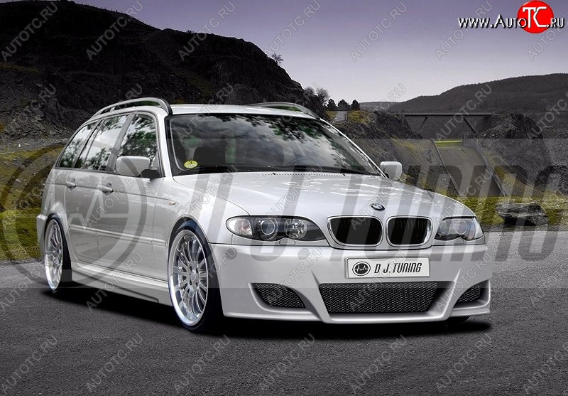 25 899 р. Передний бампер D.J. BMW 3 серия E46 седан дорестайлинг (1998-2001)  с доставкой в г. Екатеринбург