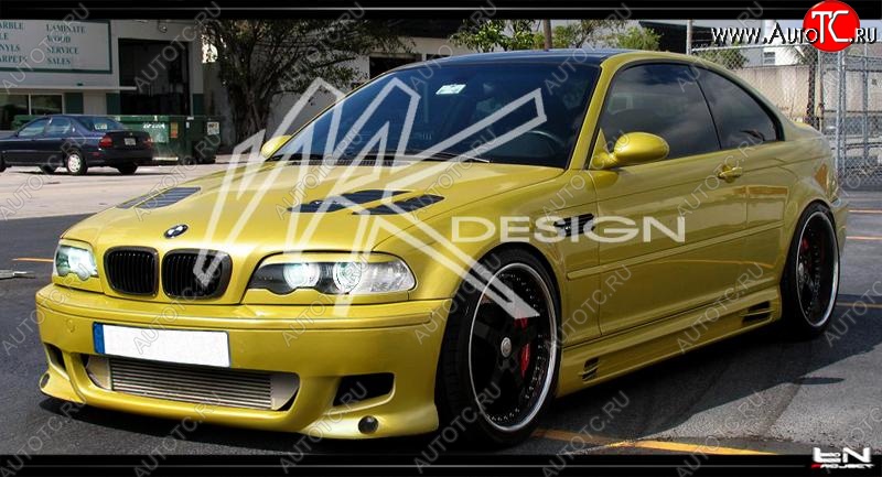 25 899 р. Передний бампер Kersher BMW 3 серия E46 седан дорестайлинг (1998-2001)  с доставкой в г. Екатеринбург