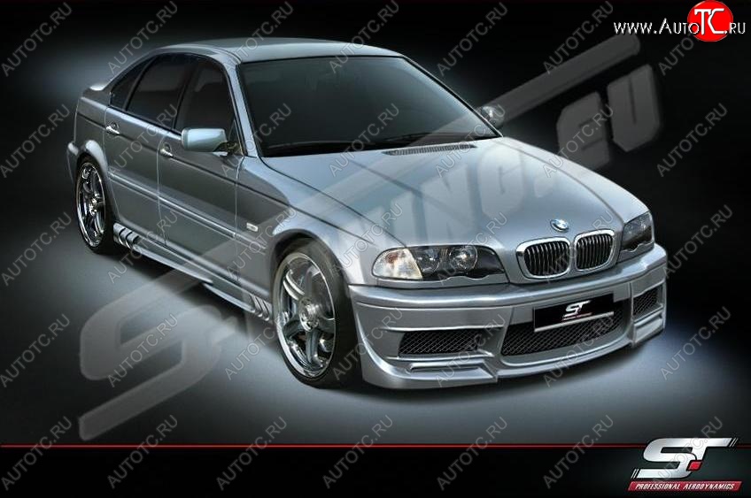 25 899 р. Передний бампер ST BMW 3 серия E46 седан дорестайлинг (1998-2001)  с доставкой в г. Екатеринбург