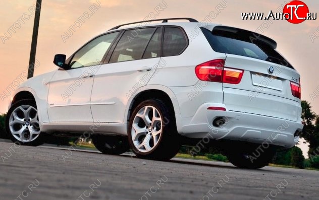 9 349 р. Накладка на задний бампер CT BMW X5 E53 дорестайлинг (1999-2003) (Неокрашенная)  с доставкой в г. Екатеринбург