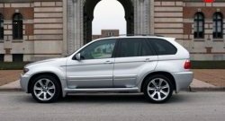 13 999 р. Пороги накладки с расширителями арок Aero BMW X5 E53 рестайлинг (2003-2006)  с доставкой в г. Екатеринбург. Увеличить фотографию 3