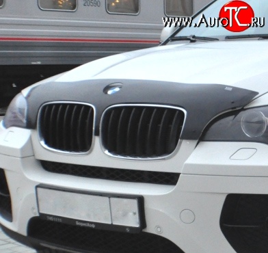 699 р. Дефлектор капота NovLine BMW X6 E71 дорестайлинг (2008-2012)  с доставкой в г. Екатеринбург