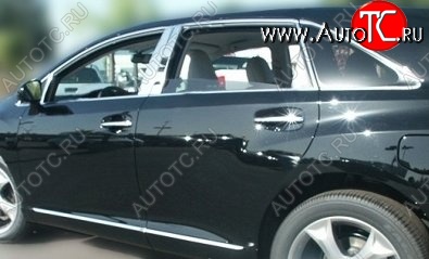 41 799 р. Накладки на стойки дверей СТ BMW X5 E70 дорестайлинг (2006-2010) (Неокрашенные)  с доставкой в г. Екатеринбург