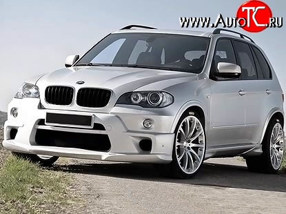 21 499 р. Передний бампер Hartge Style BMW X5 E70 дорестайлинг (2006-2010) (Неокрашенный)  с доставкой в г. Екатеринбург