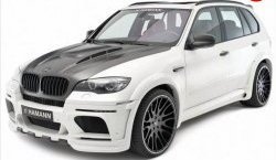 32 249 р. Пластиковый капот Hamman Style BMW X6 E71 дорестайлинг (2008-2012) (Неокрашенный)  с доставкой в г. Екатеринбург. Увеличить фотографию 2