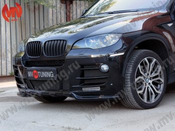 30 999 р. Передний бампер Hamann Style  BMW X6  E71 (2008-2014) дорестайлинг, рестайлинг (Неокрашенный)  с доставкой в г. Екатеринбург. Увеличить фотографию 3