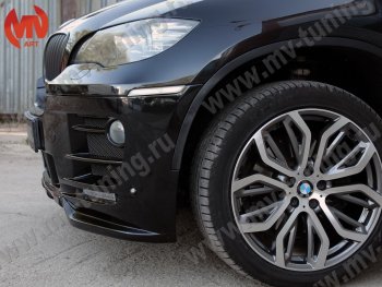 30 999 р. Передний бампер Hamann Style  BMW X6  E71 (2008-2014) дорестайлинг, рестайлинг (Неокрашенный)  с доставкой в г. Екатеринбург. Увеличить фотографию 4