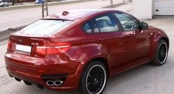 13 349 р. Лип спойлер Lumma BMW X6 E71 дорестайлинг (2008-2012) (Неокрашенный)  с доставкой в г. Екатеринбург. Увеличить фотографию 3