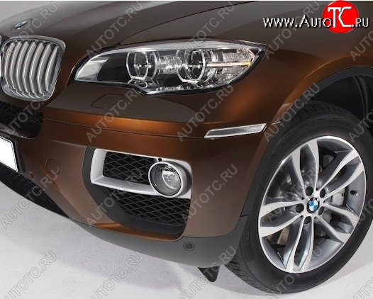 5 949 р. Подиумы противотуманных фар СТ BMW X6 E71 дорестайлинг (2008-2012)  с доставкой в г. Екатеринбург