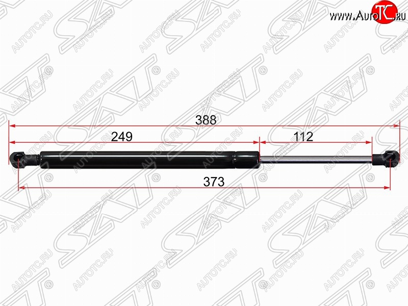 539 р. Упор крышки багажника SAT (газовый)  BMW 3 серия  E90 (2004-2008) седан дорестайлинг  с доставкой в г. Екатеринбург