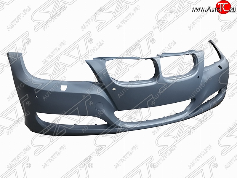 8 399 р. Передний бампер SAT (под омыватели и сонары, пр-во Тайвань)  BMW 3 серия ( E90,  E91) (2008-2012) седан рестайлинг, универсал рестайлинг (Неокрашенный)  с доставкой в г. Екатеринбург