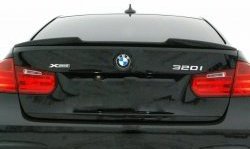 8 239 р. Лип спойлер BS v2 BMW 3 серия F30 седан дорестайлинг (2012-2015) (Неокрашенный)  с доставкой в г. Екатеринбург. Увеличить фотографию 2