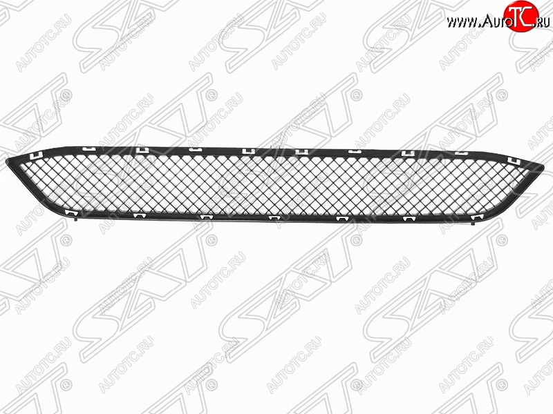 1 789 р. Решётка в передний бампер SAT (центр, рестайлинг)  BMW X1  E84 (2009-2015)  с доставкой в г. Екатеринбург