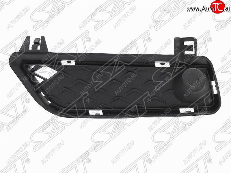 649 р. Левая заглушка ПТФ в бампер SAT (с отверстием под сонар)  BMW X3  F25 (2010-2014) дорестайлинг  с доставкой в г. Екатеринбург