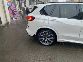 23 499 р. Диффузор заднего бампера М-Perfomance с элеронами  BMW X5  G05 (2018-2022) Inmax (цвет: черный глянец)  с доставкой в г. Екатеринбург. Увеличить фотографию 3