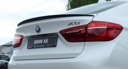 11 199 р. Лип спойлер BS BMW X6 F16 (2014-2020) (Неокрашенный)  с доставкой в г. Екатеринбург. Увеличить фотографию 2