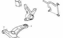 929 р. Полиуретановый сайлентблок нижнего рычага передней подвески (передний) Точка Опоры Toyota Avensis T250 седан дорестайлинг (2003-2006)  с доставкой в г. Екатеринбург. Увеличить фотографию 2