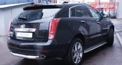 15 839 р. Защита заднего бампера Souz-96 (d76) Cadillac SRX дорестайлинг (2010-2012)  с доставкой в г. Екатеринбург. Увеличить фотографию 2