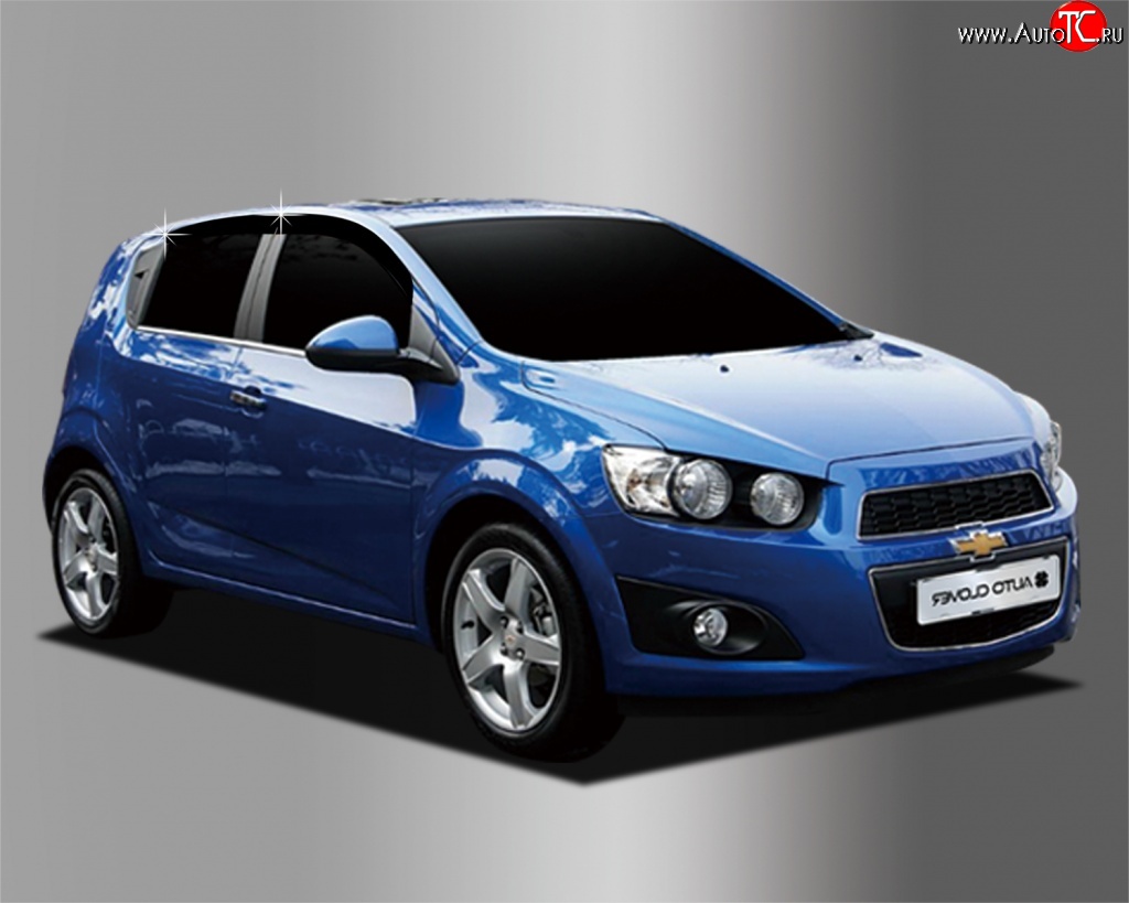 1 099 р. Дефлектора окон Avtoclover Chevrolet Aveo T300 хэтчбек (2011-2015)  с доставкой в г. Екатеринбург