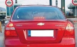 3 499 р. Лип спойлер CT Chevrolet Aveo T200 седан (2003-2008) (Неокрашенный)  с доставкой в г. Екатеринбург. Увеличить фотографию 2