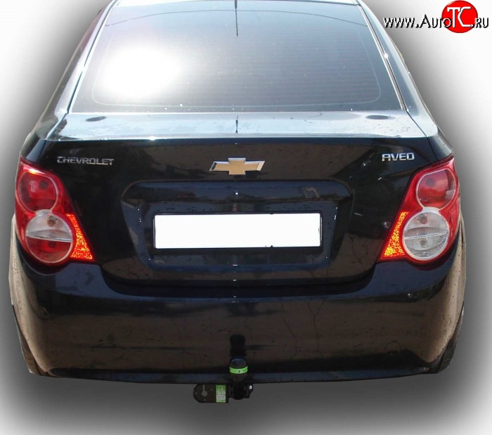 7 349 р. Фаркоп Leader  Chevrolet Aveo  T300 (2011-2015) седан (Без электропакета)  с доставкой в г. Екатеринбург