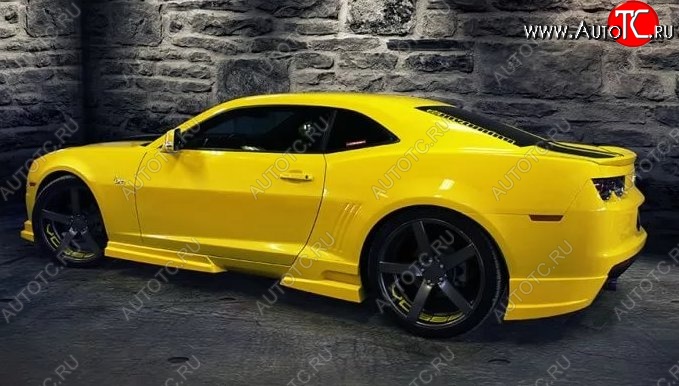 12 299 р. Клыки на задний бампер Tuning-Sport  Chevrolet Camaro (2008-2014) дорестайлинг (Неокрашенная)  с доставкой в г. Екатеринбург