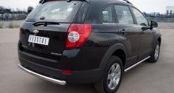 13 849 р. Защита порогов из круглой трубы диаметром 63 мм Russtal Chevrolet Captiva 1-ый рестайлинг (2011-2013) (Защита порогов с со скосами на торцах (вариант 1))  с доставкой в г. Екатеринбург. Увеличить фотографию 12