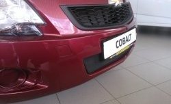 2 089 р. Нижняя сетка на бампер Russtal (черная)  Chevrolet Cobalt (2011-2016) седан дорестайлинг  с доставкой в г. Екатеринбург. Увеличить фотографию 6