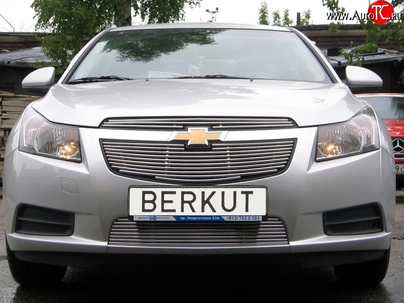 4 399 р. Декоративная вставка воздухозаборника Berkut Chevrolet Cruze J300 седан дорестайлинг (2009-2012)  с доставкой в г. Екатеринбург