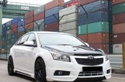 4 199 р. Пороги накладки Extrime Chevrolet Cruze J305 хэтчбек дорестайлинг (2009-2012) (Неокрашенные)  с доставкой в г. Екатеринбург. Увеличить фотографию 3