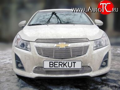 5 999 р. Декоративная вставка решетки радиатора Berkut Chevrolet Cruze J300 седан рестайлинг (2012-2015)  с доставкой в г. Екатеринбург