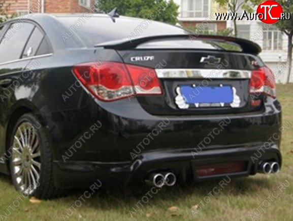 3 999 р. Спойлер CT Chevrolet Cruze J300 седан дорестайлинг (2009-2012) (Неокрашенный)  с доставкой в г. Екатеринбург