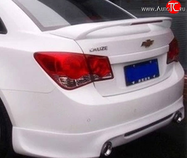 3 599 р. Спойлер M-VRS Chevrolet Cruze J300 седан дорестайлинг (2009-2012) (Неокрашенный)  с доставкой в г. Екатеринбург