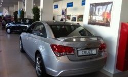 6 849 р. Спойлер LitCompany Chevrolet Cruze J300 седан дорестайлинг (2009-2012) (Неокрашенный)  с доставкой в г. Екатеринбург. Увеличить фотографию 5